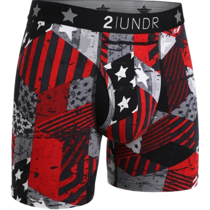 2UNDR Juoksualusasut^Swing Shift Boxer Musta