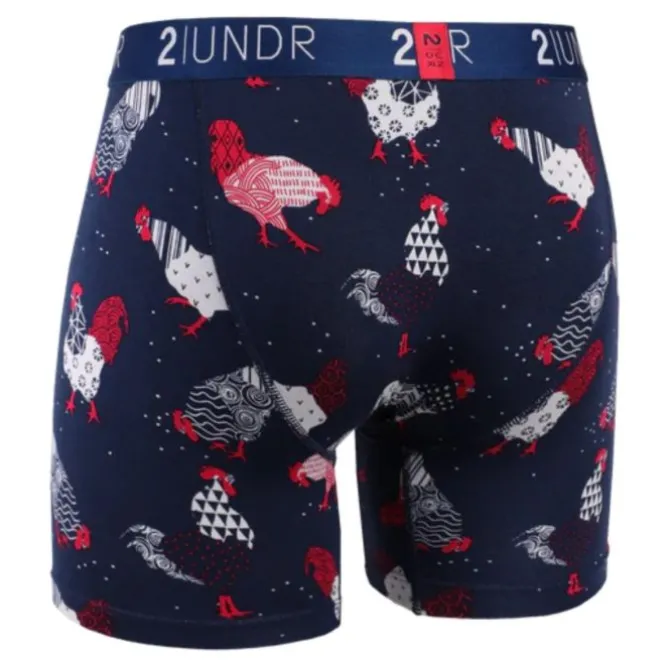 2UNDR Juoksualusasut^Swing Shift Boxer Punainen