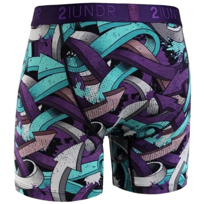 2UNDR Juoksualusasut^Swing Shift Boxer Violetti