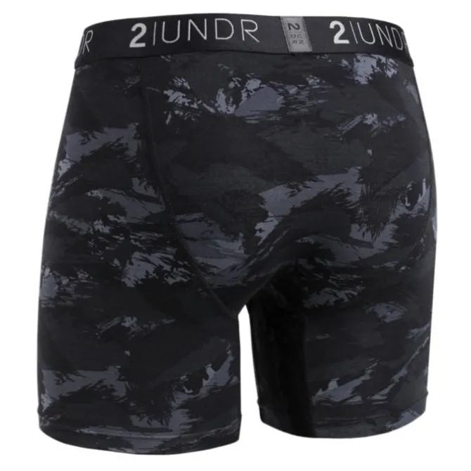 2UNDR Juoksualusasut^Swing Shift Boxer Musta
