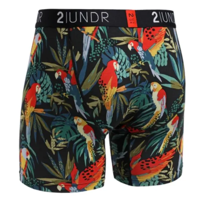 2UNDR Juoksualusasut^Swing Shift Boxer Musta