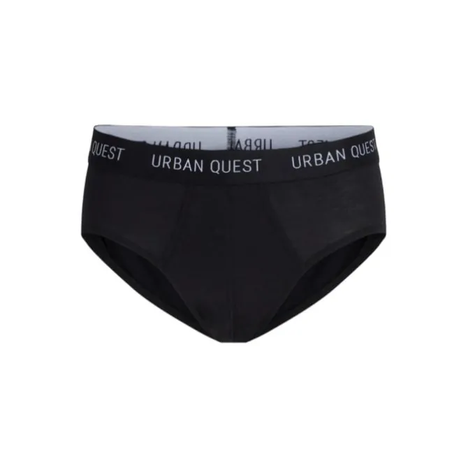 Urban Quest Juoksualusasut^Bamboo Brief 3-Pack Musta