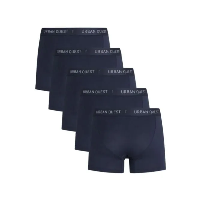 Urban Quest Juoksualusasut^Bamboo Tights 5-Pack Musta