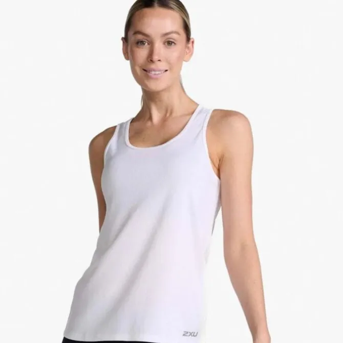 2XU T-paidat Ja Pitkähihaiset^Aero Singlet Valkoinen