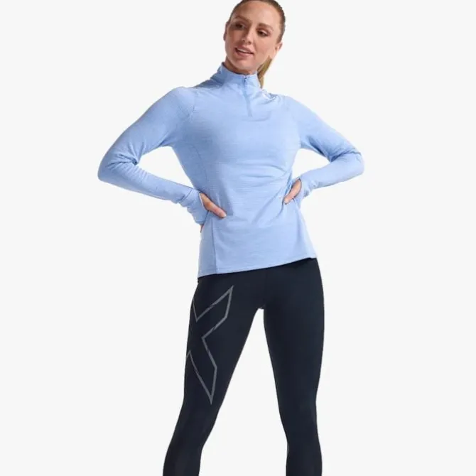2XU T-paidat Ja Pitkähihaiset^Ignition 1/4 Zip Sininen