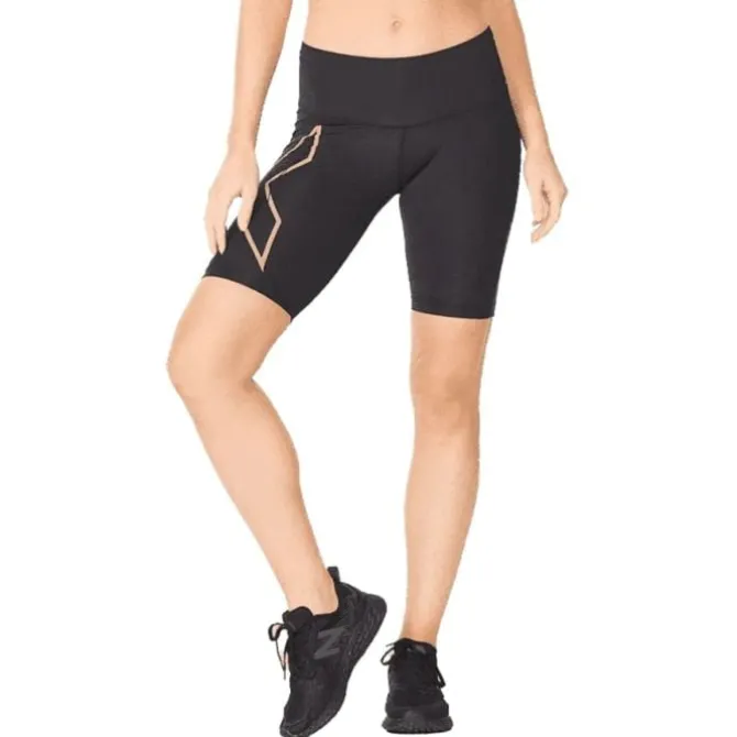 2XU Lyhyet Trikoot Ja Shortsit^Light Speed Mid-Rise Comp. Shorts Musta