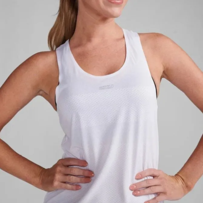 2XU T-paidat Ja Pitkähihaiset^Light Speed Tech Singlet Valkoinen