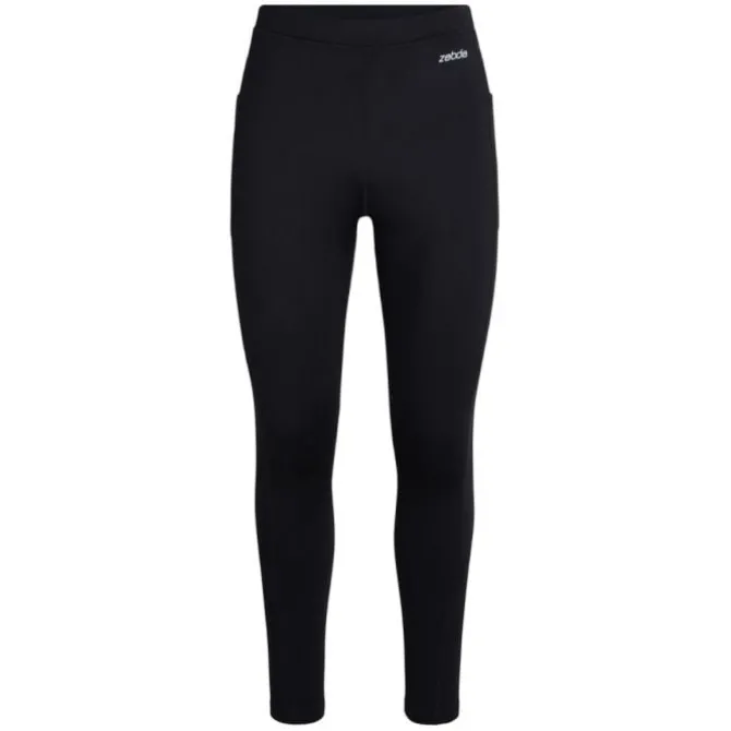 Zebdia Pitkät Trikoot Ja Housut^Running Tights Musta