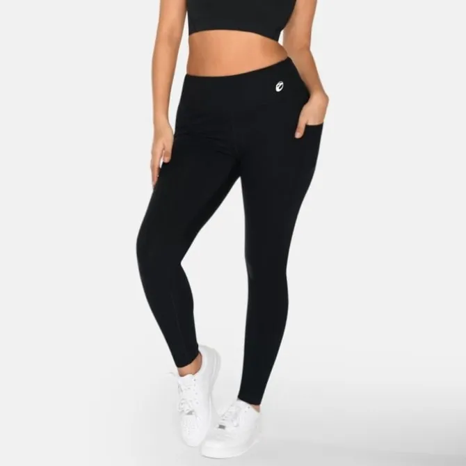 Zebdia Pitkät Trikoot Ja Housut^Running Tights Musta