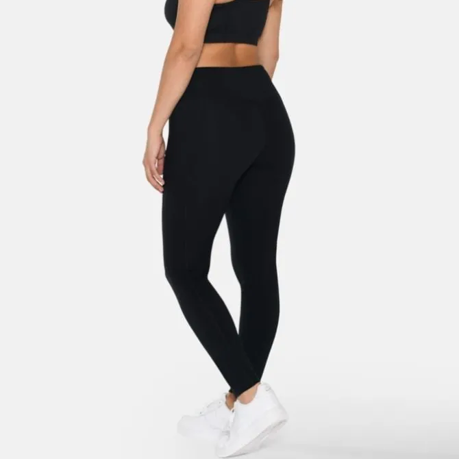 Zebdia Pitkät Trikoot Ja Housut^Running Tights Musta
