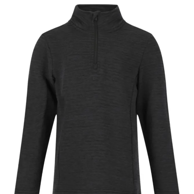 Zigzag Paidat Ja Välikerrosvaatteet^Pineapple Melange Half Zip Waffle Midlayer Musta